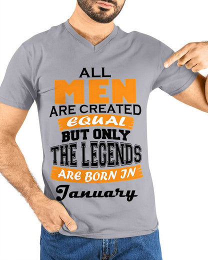 JANUARY BORN – ONLY LEGENDS ARE CREATED - FOR MAN - TLEE01 (SKU2606-281-01)