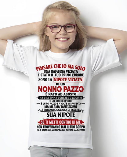 NONNO PAZZO NATO A AGOSTO - DAL NONNO - TLEE08 (SKU2605-333-08)