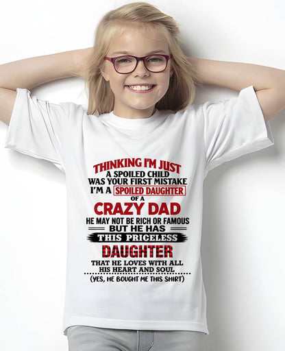 SPOILED DAUGHTER OF A CRAZY DAD - FROM DAD - TLEE00 (SKU2610-884-00)