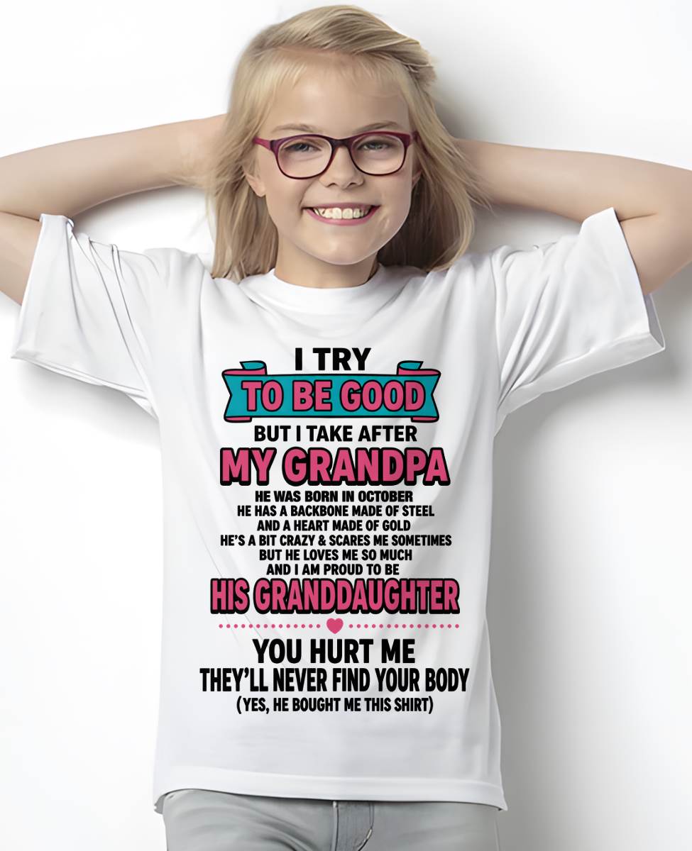 OCTOBER - I TRY TO BE GOOD BUT I TAKE AFTER MY GRANDPA - FROM GRANDPA - TLEE10 (SKU2606-212-10)