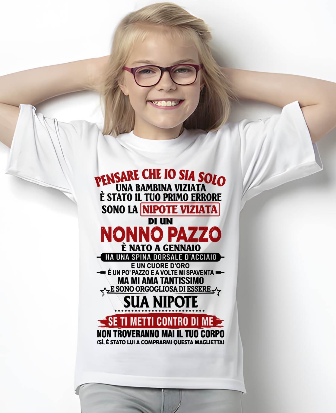 NONNO PAZZO NATO A GENNAIO - DAL NONNO - TLEE01 (SKU2605-333-01)