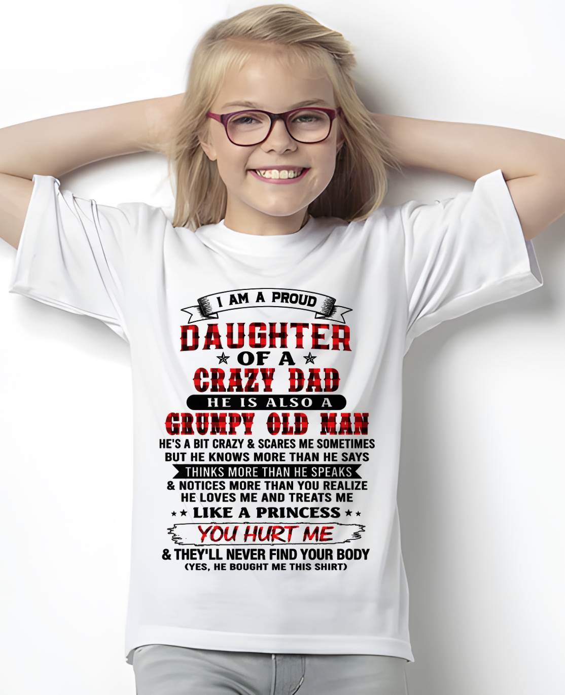 EVERY PRINCESS HAS A CRAZY DAD - FROM DAD - TLEE00 (SKU2608-627-00)