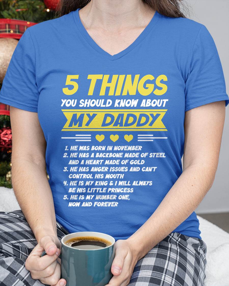 NOVEMBER - 5 THINGS YOU SHOULD KNOW ABOUT MY DADDY - FROM DAD - TLEE11 (SKU2606-53-11)