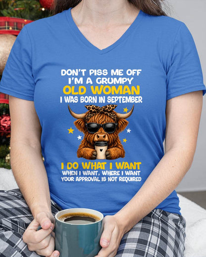SEPTEMBER BORN WOMAN FUNNY SHIRT - FOR WOMEN - TLEE09 (SKU2607-217-09)