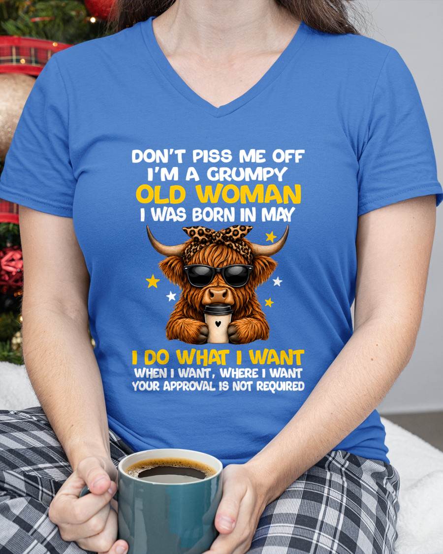MAY BORN WOMAN FUNNY SHIRT - FOR WOMEN - TLEE05 (SKU2607-217-05)