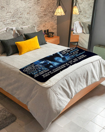Special Gift For Your Son Blanket - From Mom