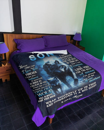 Special Gift For Your Son Blanket - From Mom