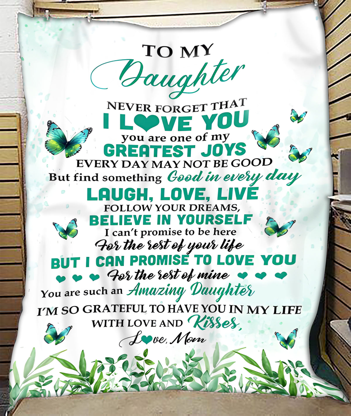 Special Gift For Your Daughter Blanket - From Mom (SKUB12-229)