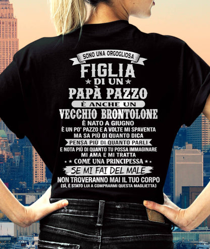 GIUGNO / FIGLIA DI UN PAPÀ PAZZO - REGALO DA PAPÀ  - TLEE06 (SKU2606-155-06)