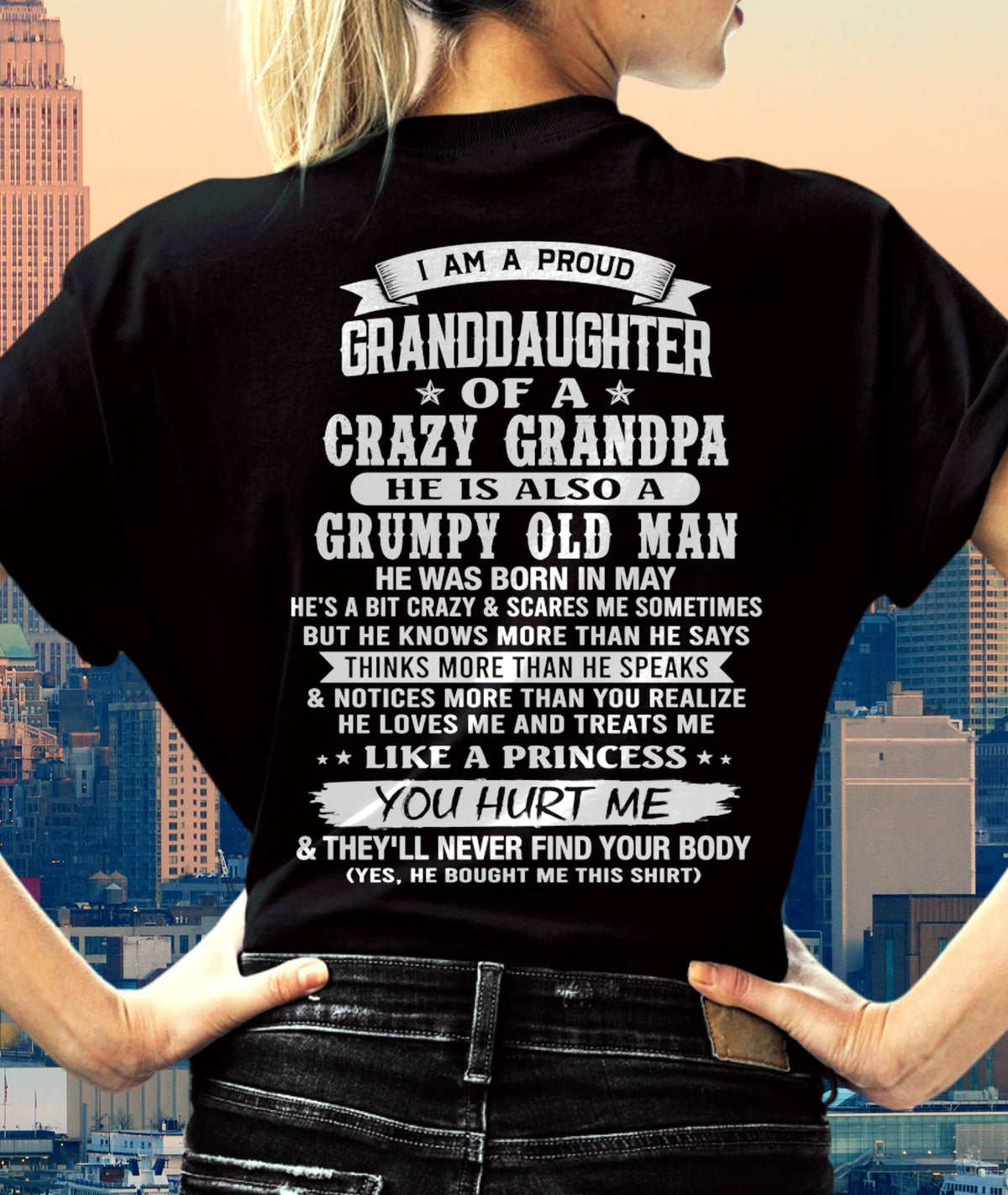 MAY - MY CRAZY GRANDPA LOVES ME - FROM GRANDPA - TLEE05 (SKU2606-313-05)