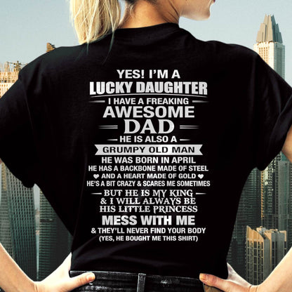 APRIL - BEHIND EVERY STRONG GIRL IS AN AWESOME DAD - FROM DAD - TLEE04 (SKU2605-405-04)