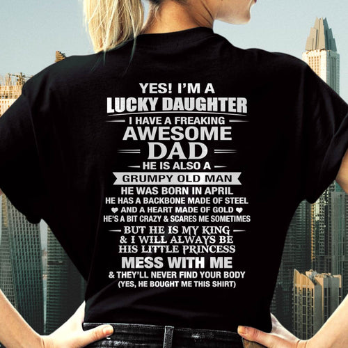 APRIL - BEHIND EVERY STRONG GIRL IS AN AWESOME DAD - FROM DAD - TLEE04 (SKU2605-405-04)