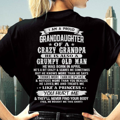 APRIL - MY CRAZY GRANDPA LOVES ME - FROM GRANDPA - TLEE04 (SKU2606-313-04)