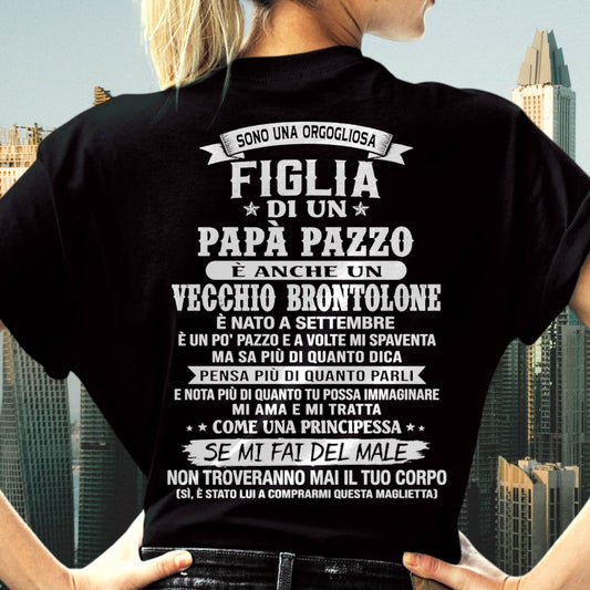 SETTEMBRE / FIGLIA DI UN PAPÀ PAZZO - REGALO DA PAPÀ  - TLEE09 (SKU2606-155-09)
