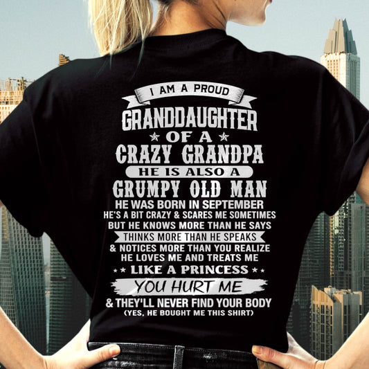 SEPTEMBER - MY CRAZY GRANDPA LOVES ME - FROM GRANDPA - TLEE09 (SKU2606-313-09)