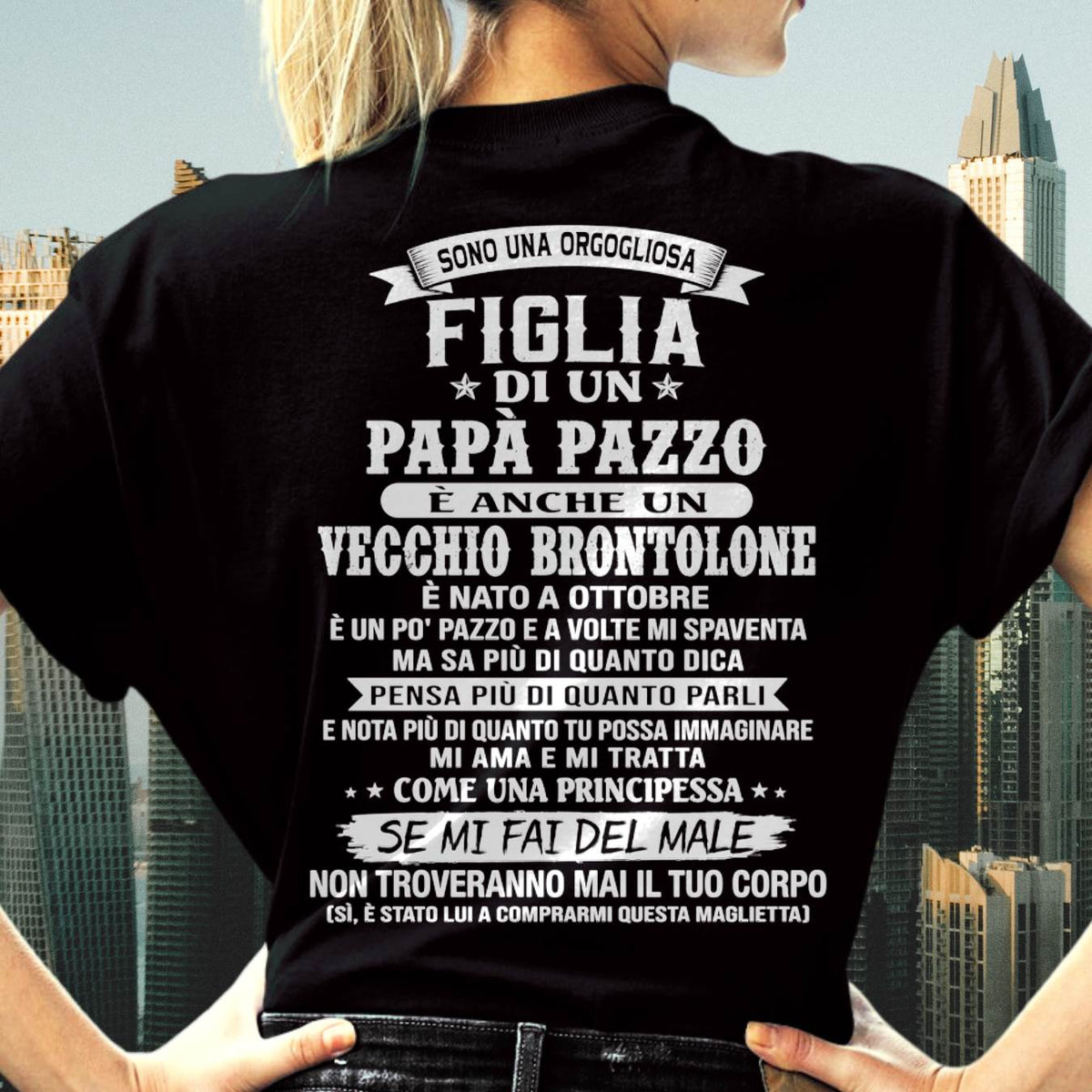 OTTOBRE  / FIGLIA DI UN PAPÀ PAZZO - REGALO DA PAPÀ  - TLEE10 (SKU2606-155-10)