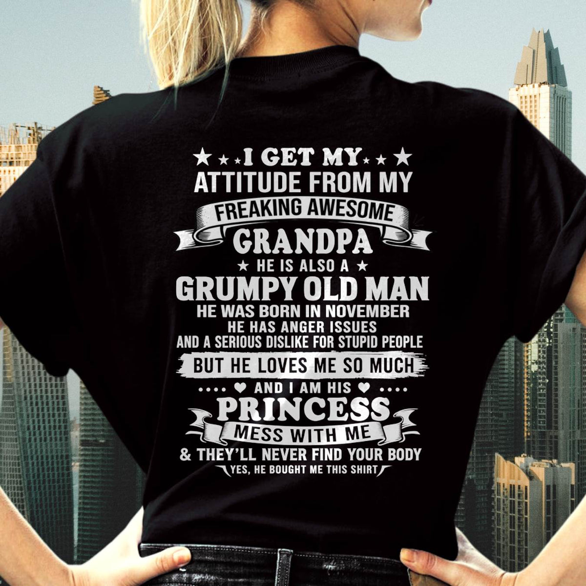 NOVEMBER - MY GRUMPY OLD GRANDPA LOVES ME FUNNY - FROM GRANDPA - TLEE11 (SKU2609-10-11)
