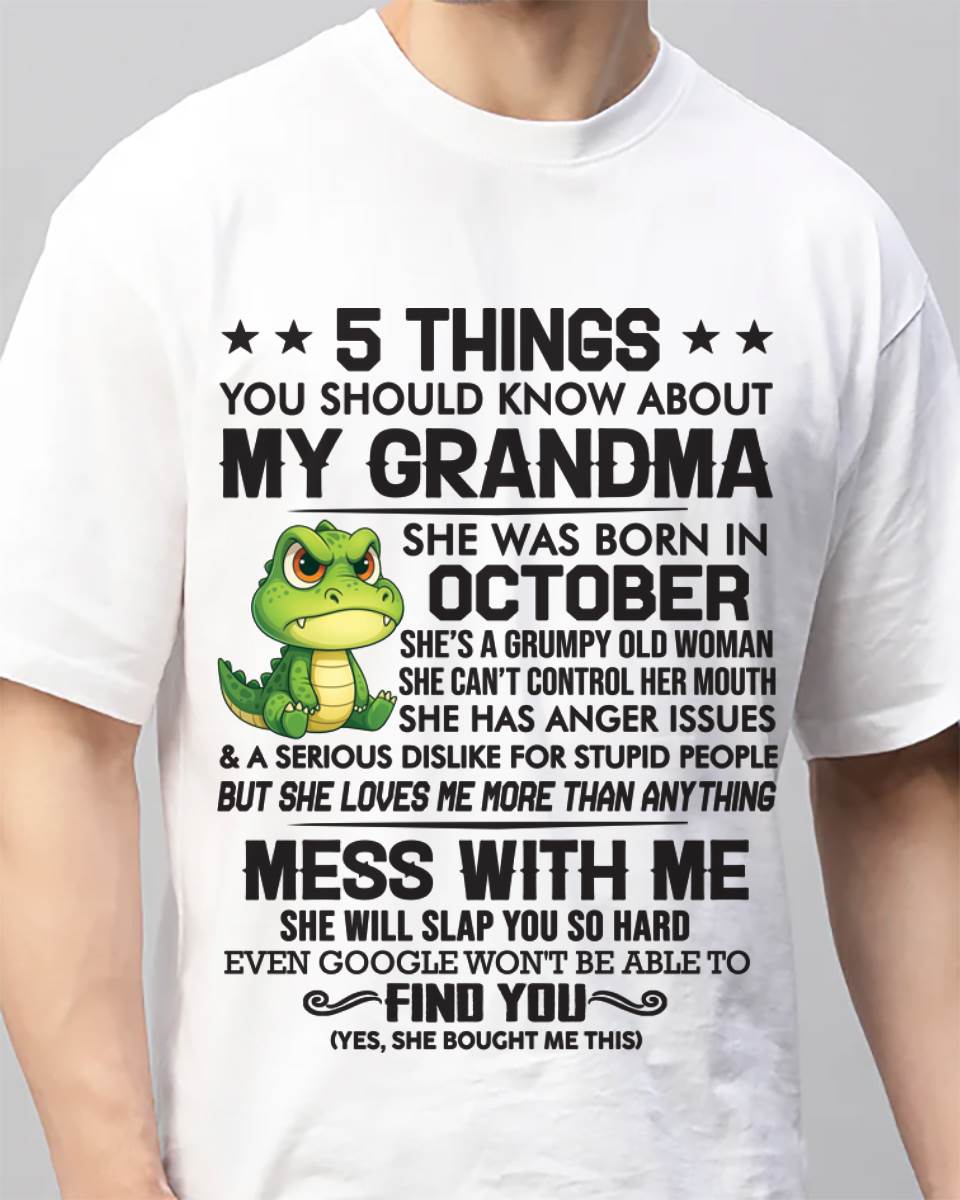 OCTOBER GRANDMAS ARE DIFFERENT - FROM GRANDMA - TLEE10 (SKU10-06-10)