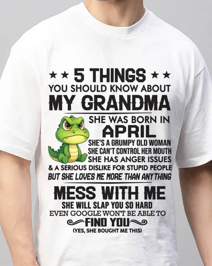 APRIL GRANDMAS ARE DIFFERENT - FROM GRANDMA - TLEE04 (SKU10-06-04)