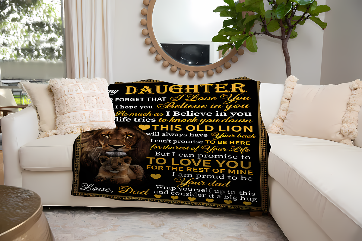 Special Gift For Your Daughter Blanket - From Dad