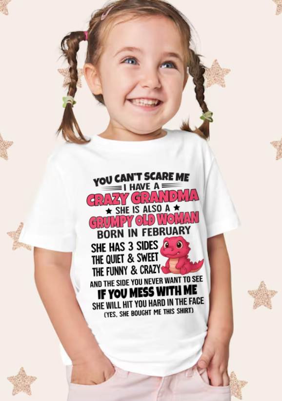 FEBRUARY - YOU CAN'T SCARE ME I HAVE A CRAZY GRANDMA - FROM GRANDMA - TLEE02 (SKU09-114-02)
