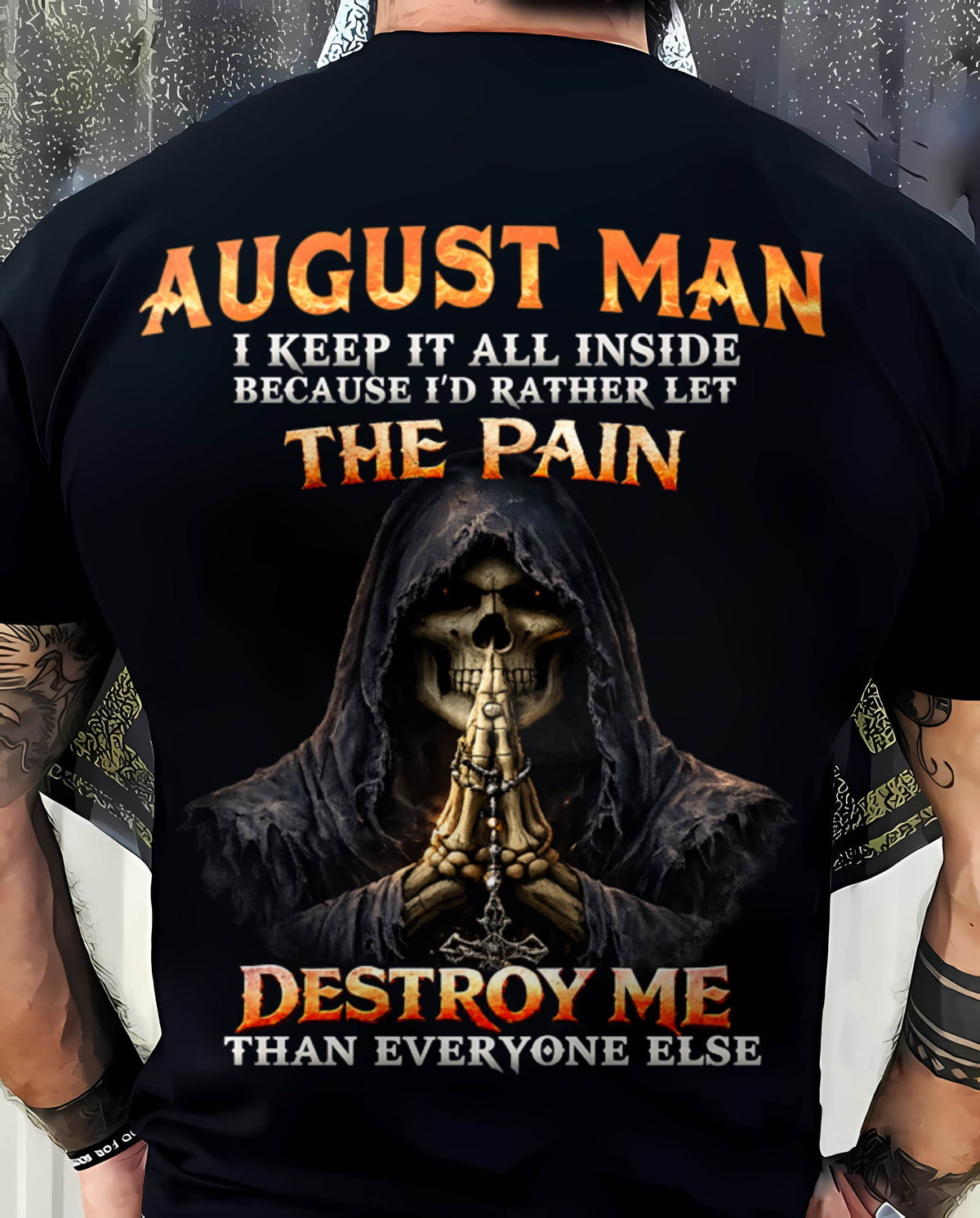 AUGUST MAN THE PAIN DESTROYS ME - FOR MAN - TLEE08 (SKU2606-116-08)
