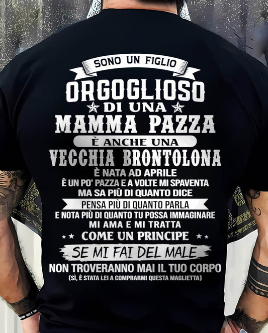 APRILE / FIGLIO DI UNA MAMMA PAZZA - REGALO DA MAMMA  - TLEE04 (SKU2606-204-04)