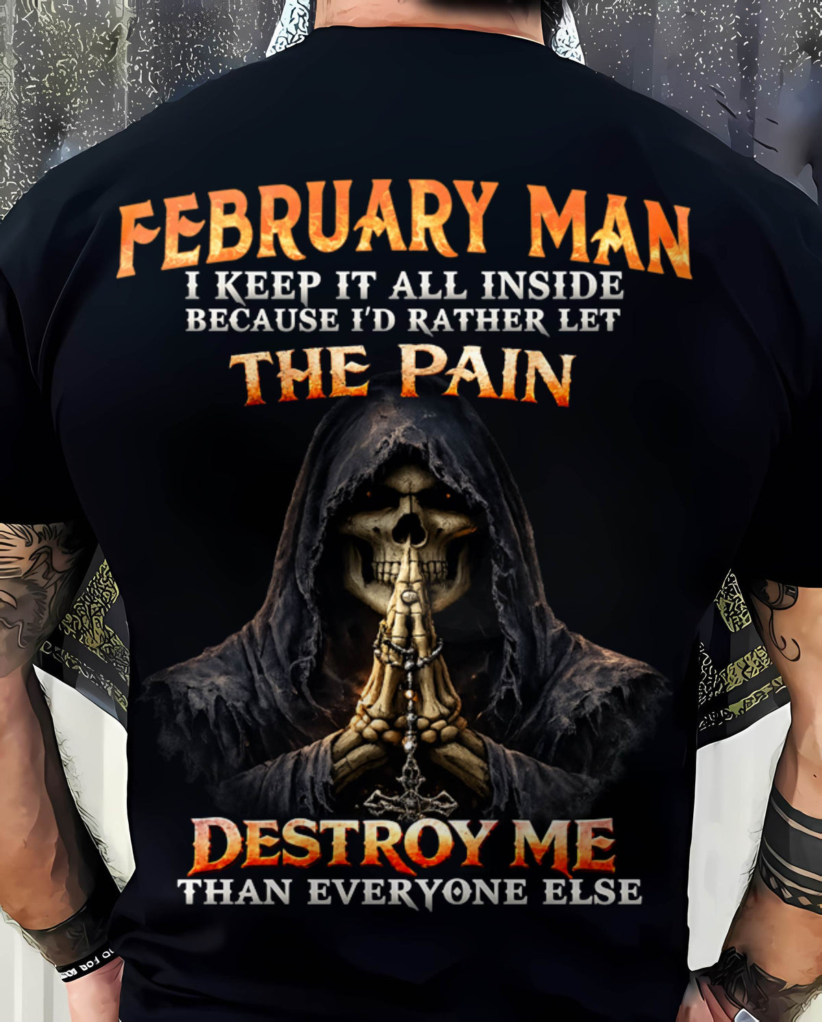 FEBRUARY MAN THE PAIN DESTROYS ME - FOR MAN - TLEE02 (SKU2606-116-02)