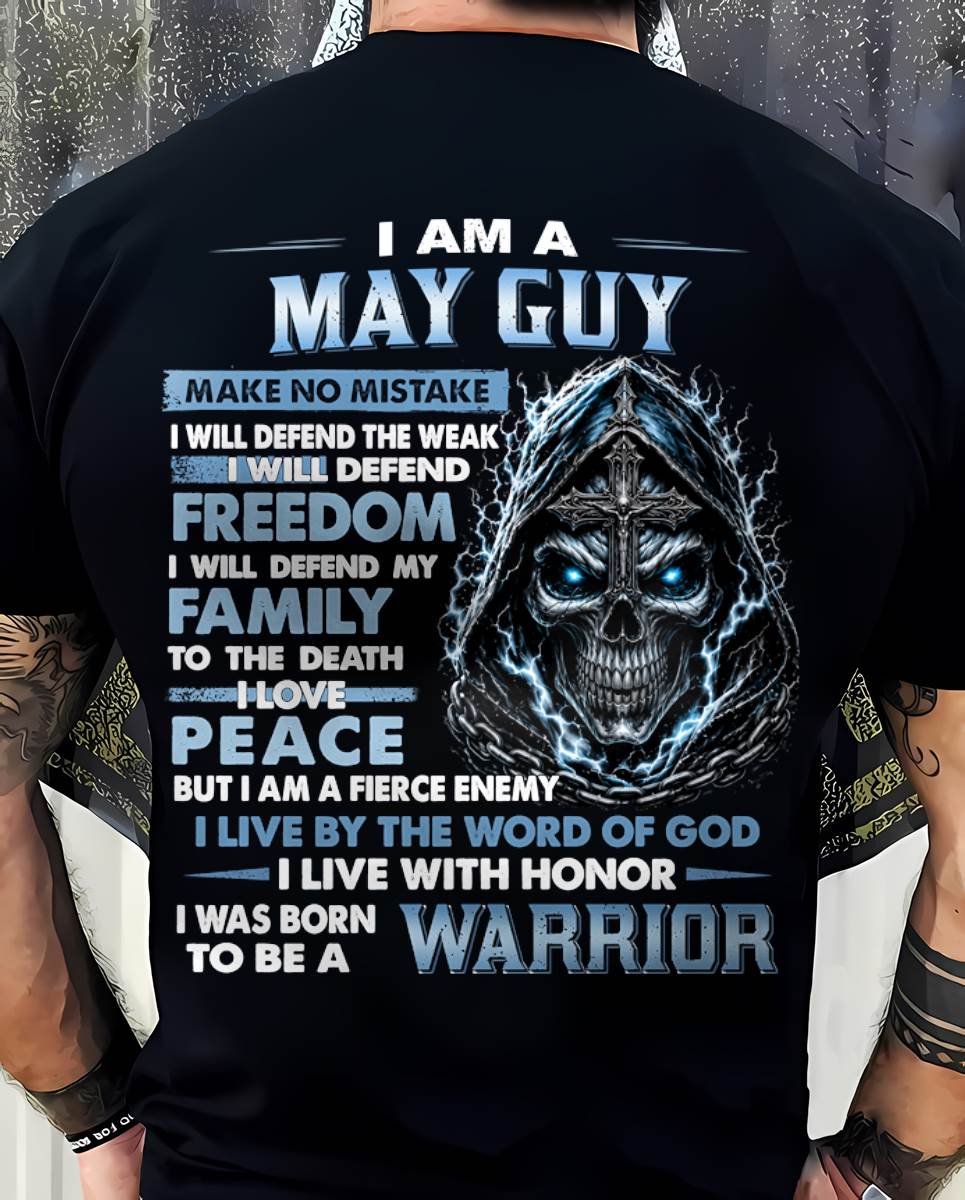 MAY GUY – NEVER BACK DOWN - FOR MAN - TLEE05 (SKU2607-271-05)