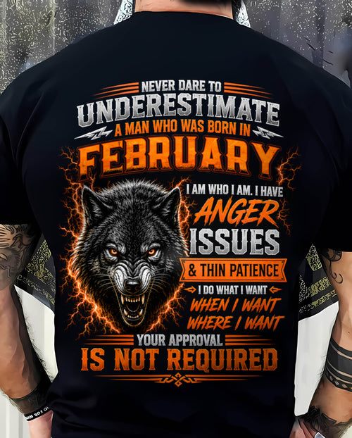 FEBRUARY MAN I DO WHAT I WANT SHIRT - FOR MAN - TLEE02 (SKU2608-244-02)