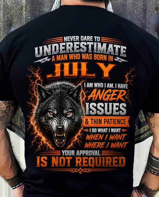 JULY MAN I DO WHAT I WANT SHIRT - FOR MAN - TLEE07 (SKU2608-244-07)
