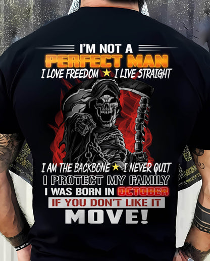 OCTOBER - A MAN WHO NEVER QUITS AND PROTECTS HIS OWN - FOR MAN - TLEE10 (SKU26T-01231-10)