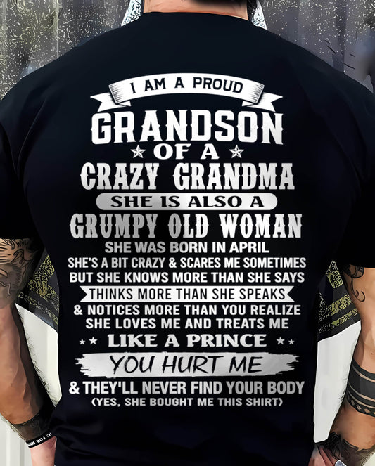 APRIL - GRANDSON OF A CRAZY GRANDMA - FROM GRANDMA - TLEE04 (SKU2606-274-04)