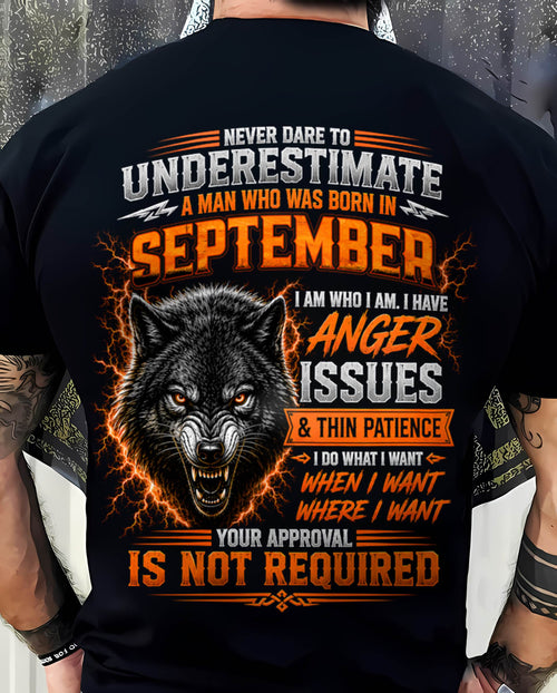 SEPTEMBER MAN I DO WHAT I WANT SHIRT - FOR MAN - TLEE09 (SKU2608-244-09)