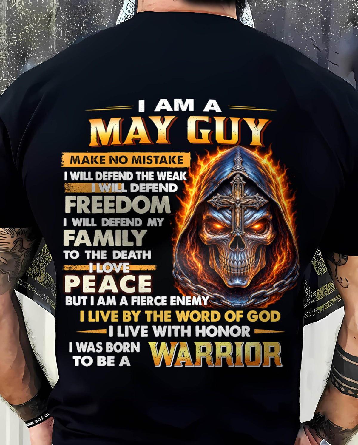 MAY – DEFENDER OF FAMILY AND FREEDOM - FOR MAN - TLEE05 (SKU2605-46-05)
