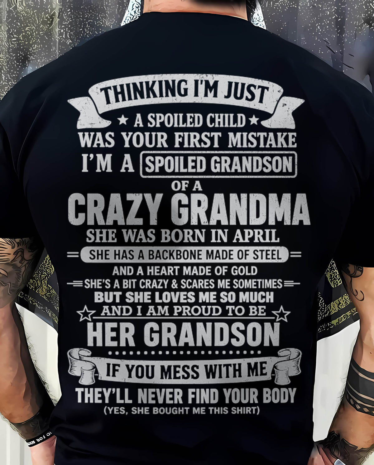 APRIL - GRANDMA’S PROTECTION MODE: ON - FROM GRANDMA - TLEE04 (SKU2607-06-04)
