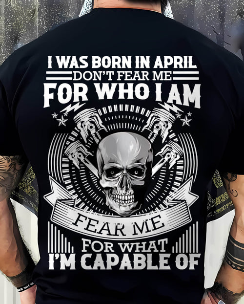 APRIL – DON’T FEAR ME FOR WHO I AM, FEAR ME FOR WHAT I’M CAPABLE OF - FOR MAN - TLEE04 (SKU2604-199-04)