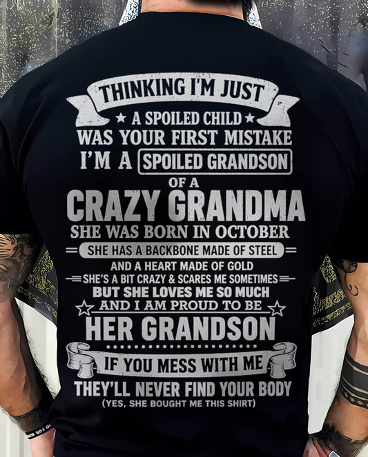 OCTOBER - GRANDMA’S PROTECTION MODE: ON - FROM GRANDMA - TLEE10 (SKU2607-06-10)
