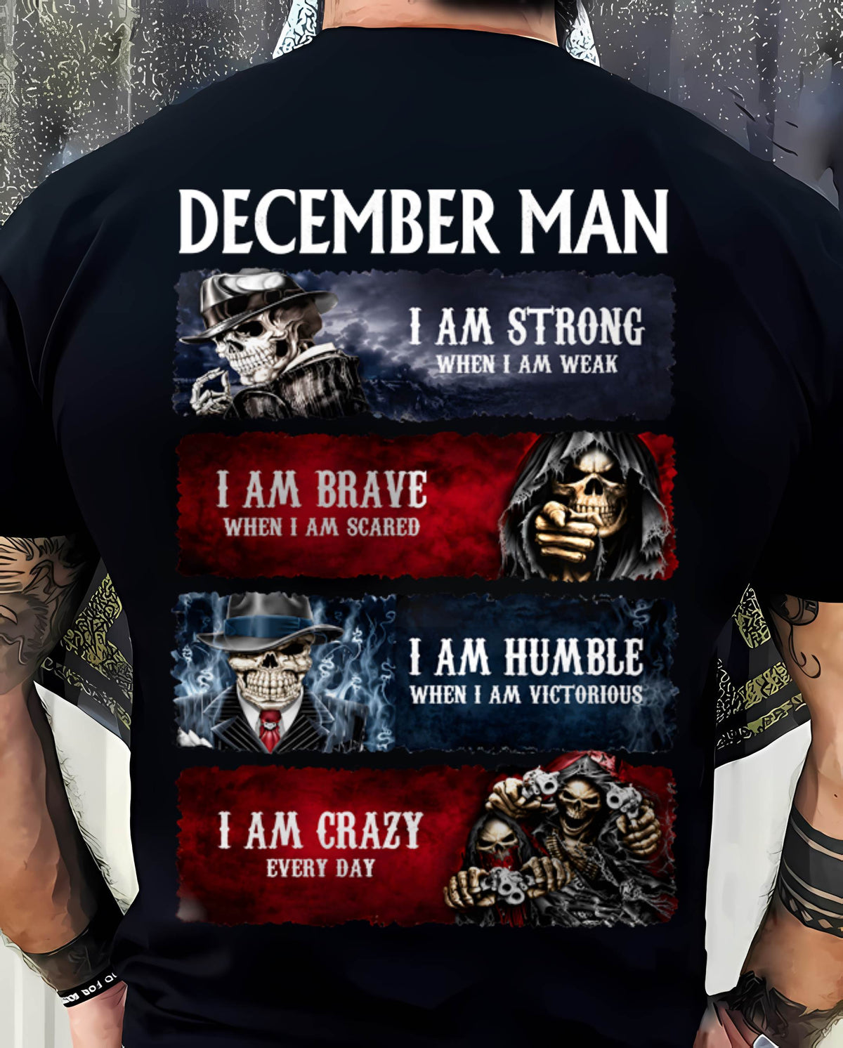 DECEMBER MAN SKULL - FOR MAN - TLEE12 (SKU2607-304-12)