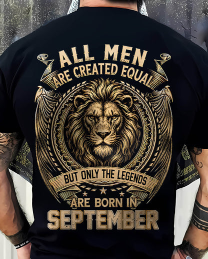 SEPTEMBER BORN LEGEND SHIRT – LION KING - FOR MAN - TLEE09 (SKU2606-177-09)