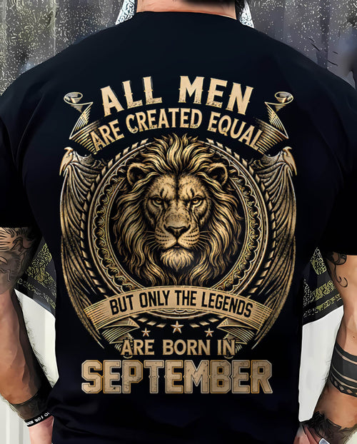 SEPTEMBER BORN LEGEND SHIRT – LION KING - FOR MAN - TLEE09 (SKU2606-177-09)