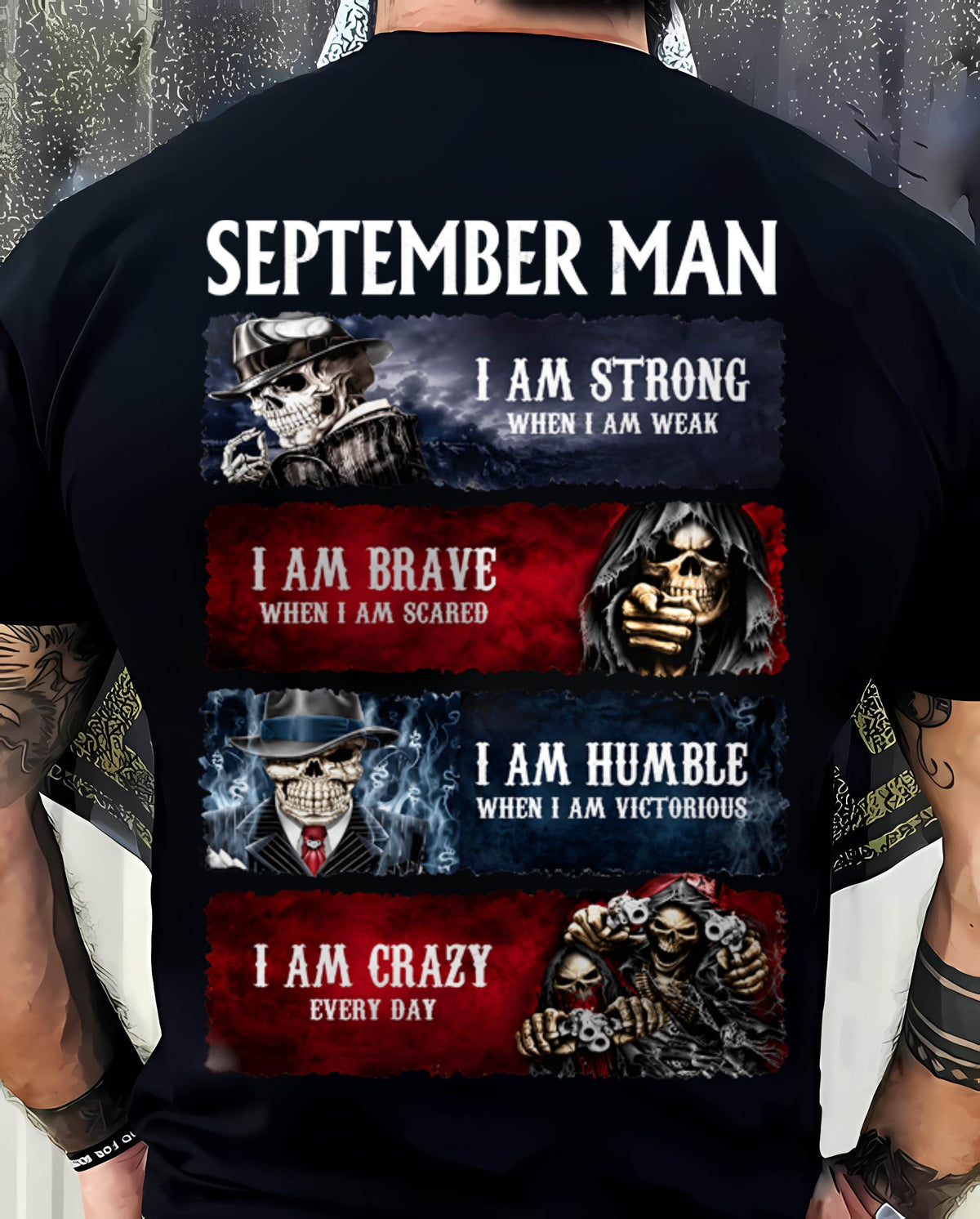 SEPTEMBER MAN SKULL - FOR MAN - TLEE09 (SKU2607-304-09)