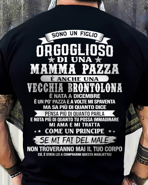 DICEMBRE / FIGLIO DI UNA MAMMA PAZZA - REGALO DA MAMMA  - TLEE12 (SKU2606-204-12)