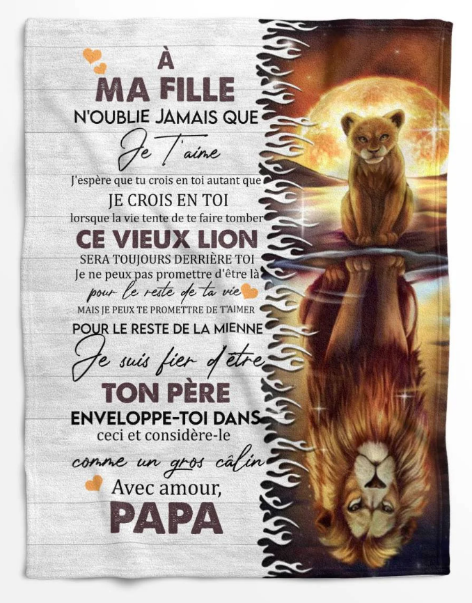 Cadeau Spécial Pour Ta Fille Couverture - De Papa