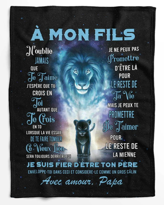 Cadeau Spécial Pour Ton Fils Couverture - De Papa