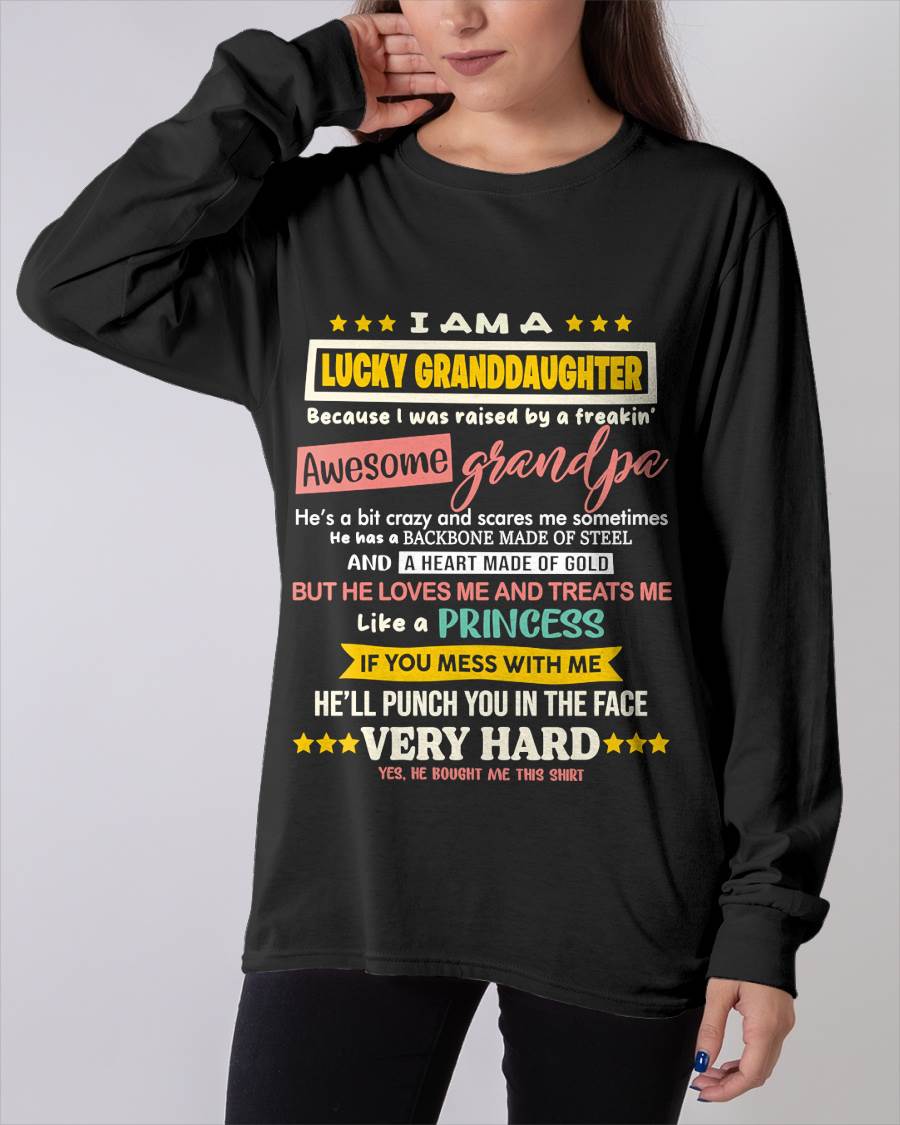 BLESSED GRANDDAUGHTER RAISED BY AN AMAZING GRANDPA - FROM GRANDPA - TLEE00 (SKU2603-273-00)
