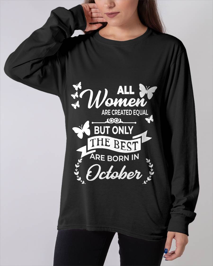 OCTOBER WOMEN ARE THE BEST - FOR WOMEN - TLEE10 (SKU2604-07-10)