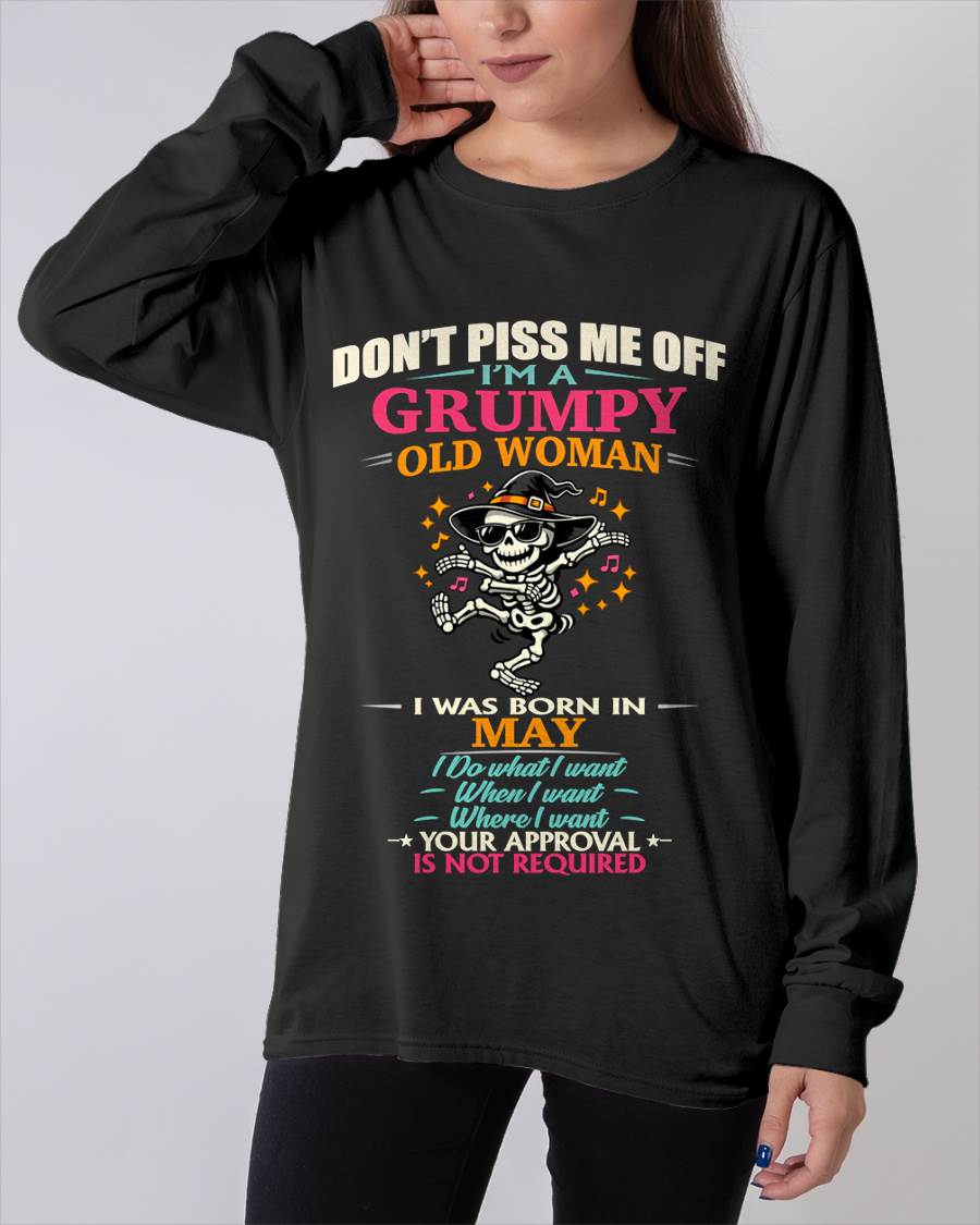 MAY - SASSY INDEPENDENT WOMAN FUNNY QUOTE - FOR WOMEN - TLEE05 (SKU2603-70-05)