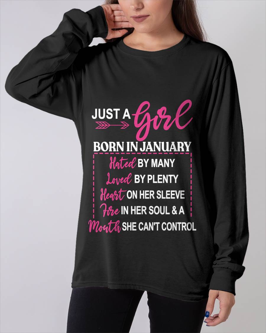 A JANUARY GIRL – HATED BY MANY, LOVED BY PLENTY - FOR WOMEN - TLEE01 (SKU2604-06-01)