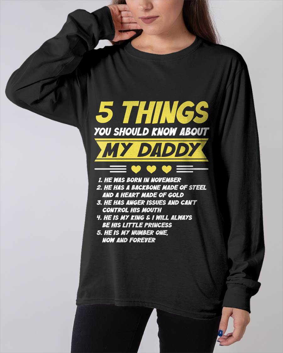 NOVEMBER - 5 THINGS YOU SHOULD KNOW ABOUT MY DADDY - FROM DAD - TLEE11 (SKU2606-53-11)